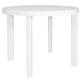 mesa plastica redonda reforzada