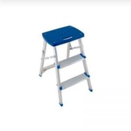 Escalera banqueta aluminio plegable Mor