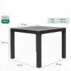 Mesa simil rattan Monaco 90x90 - Image 3