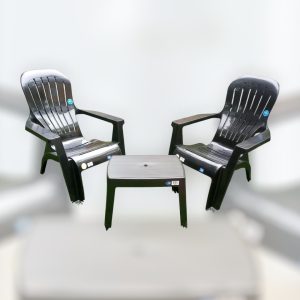 Combo 2 reposeras reforzadas + mesa Bahamas