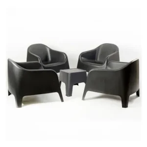 Sillones Skarpo con mesa Sunset x4